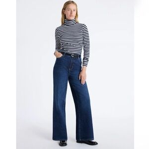 NWT Women's High-Rise, Full-Length Wide-Leg Jeans — 30" Inseam, Size: 2